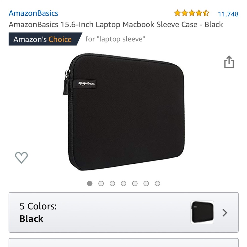 Amazon basics laptop case